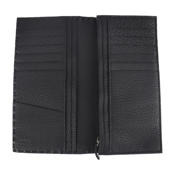 Fendi Selleria Long Wallet Leather Dark Gray - Picture 4 of 9